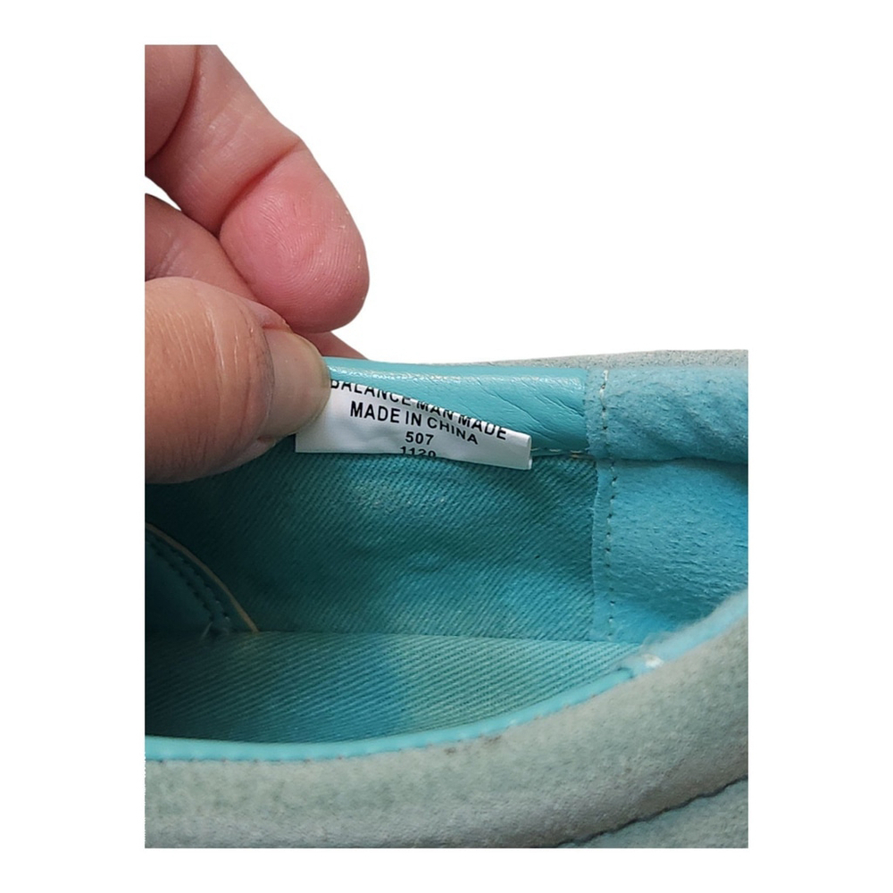 Marc Fisher LTD Calla Women's Suede Slip On Teal Mint Blue Green , Size 9 - Picture 7 of 12